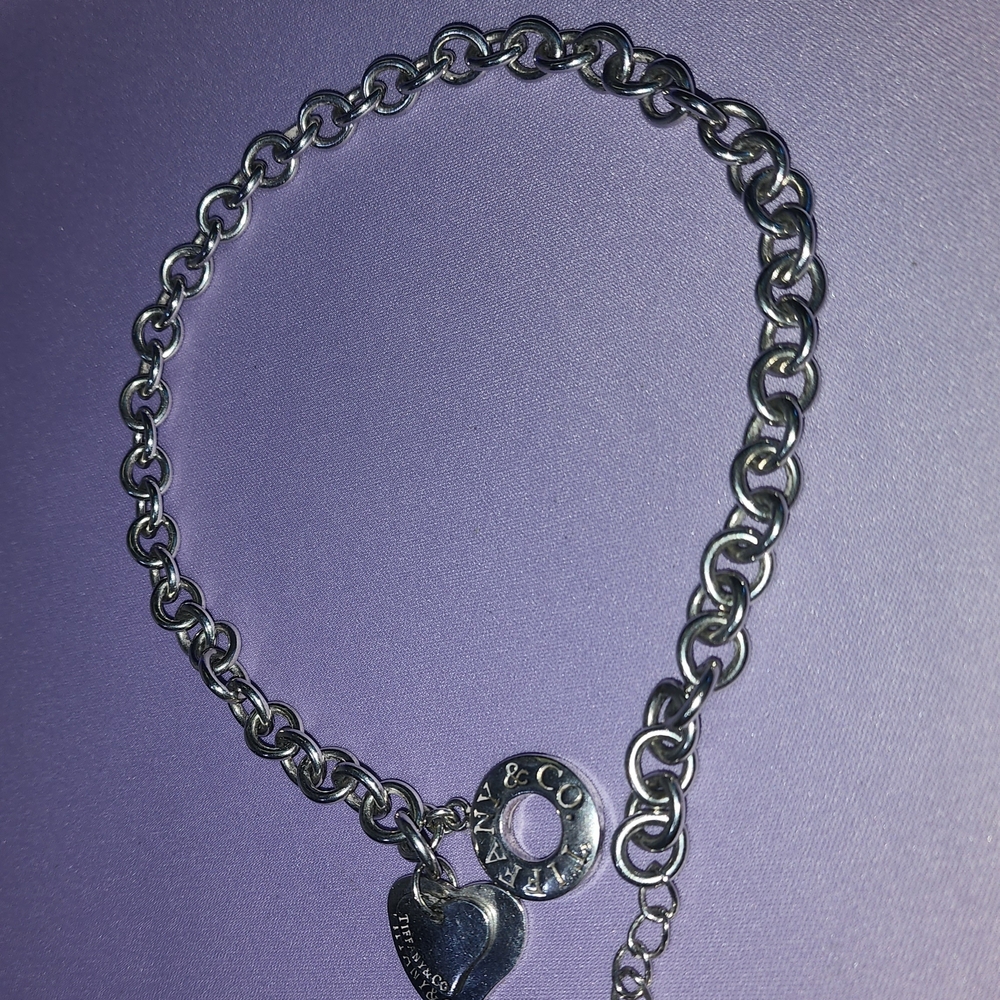 Silver Heart Charm Necklace